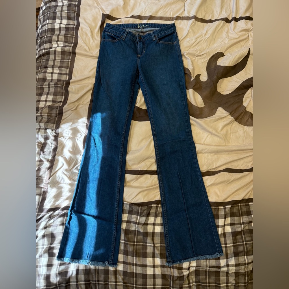 Women's Blue Flare Jeans